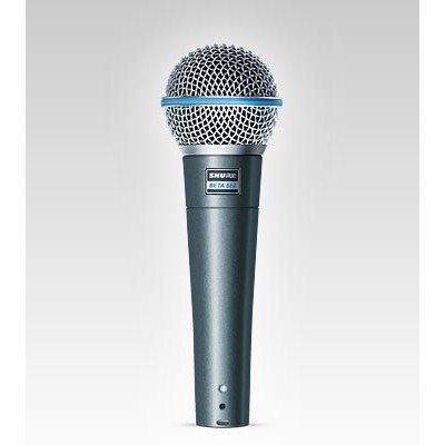Shure BETA 58A Professional SuperCardioid Dynamic Handheld Wired Vocal Microphone